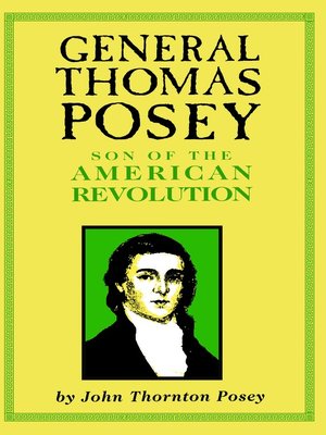 cover image of General Thomas Posey
